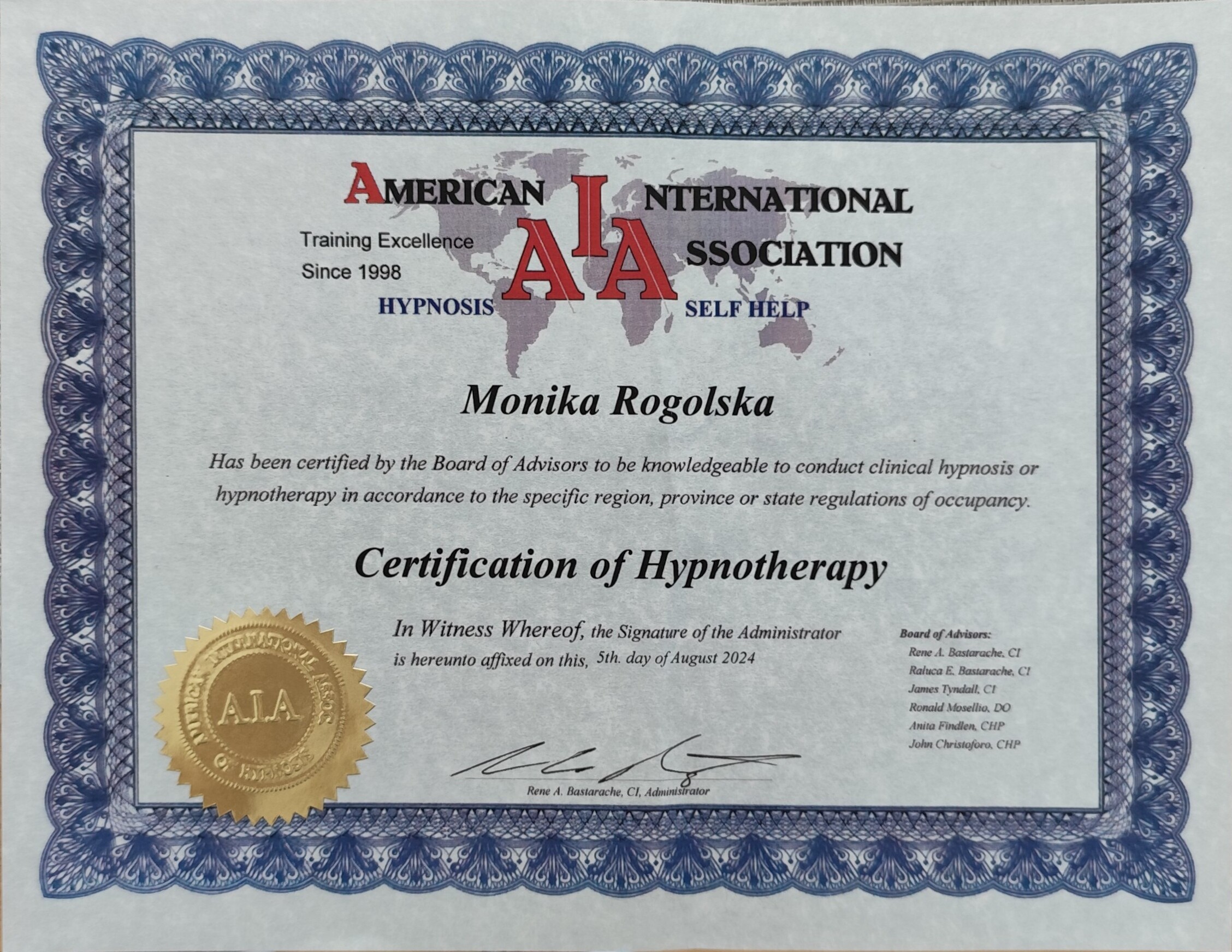 American International Association of Hypnosis