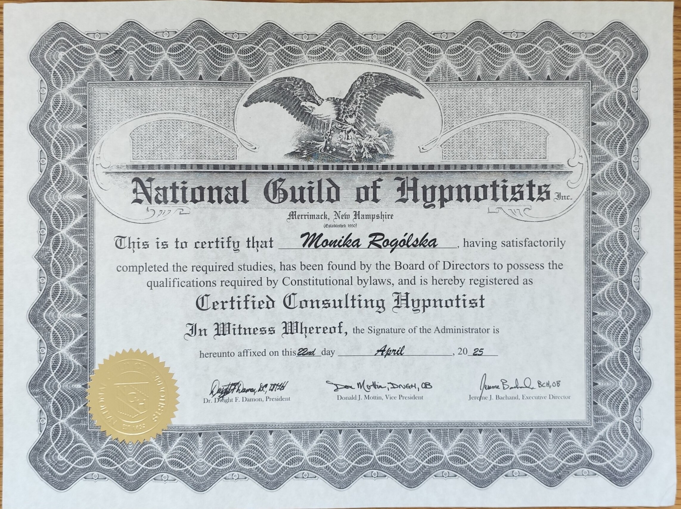 National Guild of Hypnotists NGH